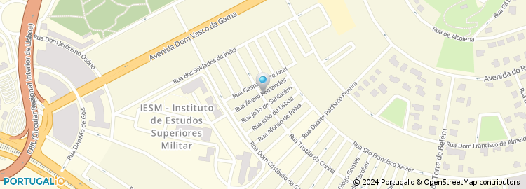 Mapa de Rua Álvaro Fernandes