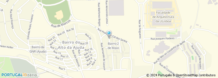 Mapa de Rua César Nogueira