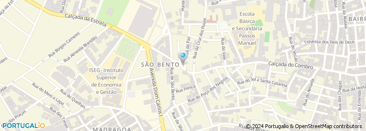 Mapa de Rua da Cintura do Porto de Lisboa