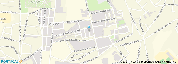 Mapa de Rua Comandante Nunes da Silva