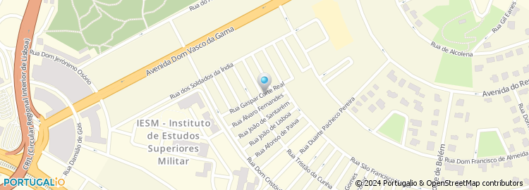 Mapa de Rua Gaspar Corte Real
