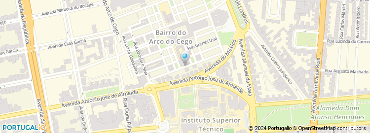 Mapa de Rua Xavier Cordeiro