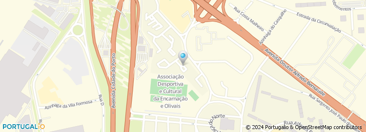 Mapa de Praça Faria da Costa