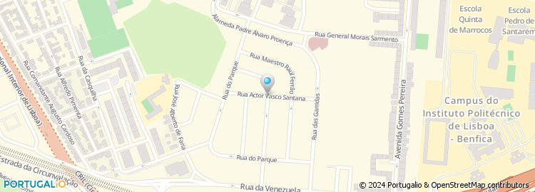 Mapa de Rua Actor Vasco Santana