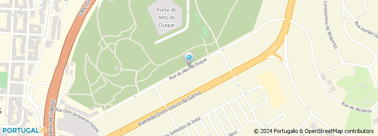 Mapa de Rua Alto do Duque