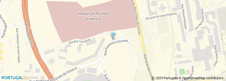 Mapa de Rua António Stromp