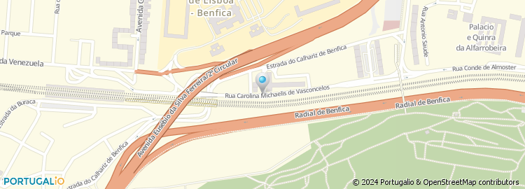 Mapa de Rua Carolina Michaelis de Vasconcelos
