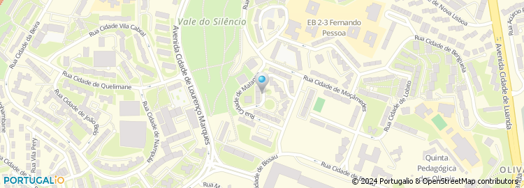 Mapa de Rua Cidade de Porto Alexandre