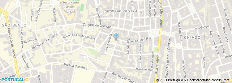 Mapa de Rua da Bica Duarte Belo