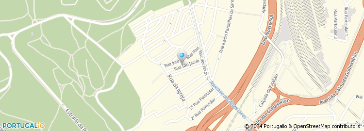 Mapa de Rua de São Jacob