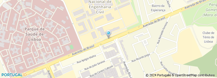 Mapa de Rua Ernesto de Vasconcelos