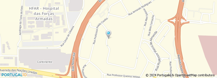 Mapa de Rua Francisco Cortês Pinto