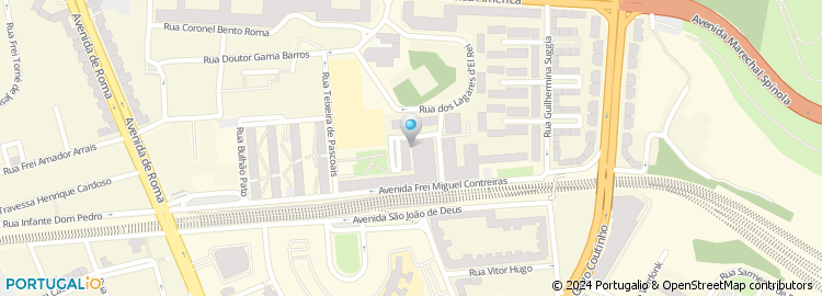 Mapa de Rua General Pimenta de Castro
