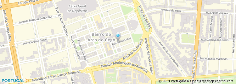 Mapa de Rua Gomes Leal