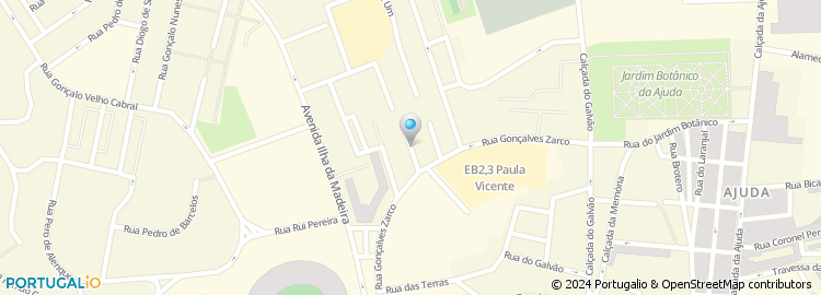 Mapa de Rua Jorge Álvares