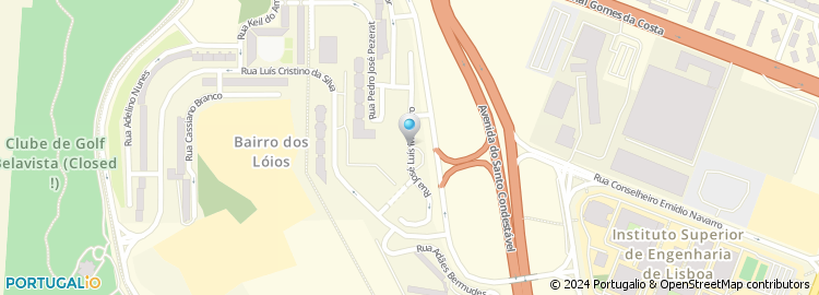 Mapa de Rua José Luís Monteiro