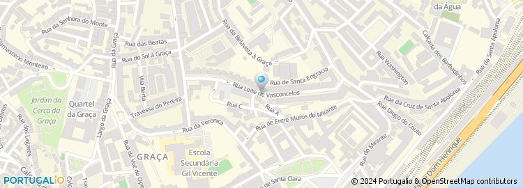 Mapa de Rua Leite de Vasconcelos