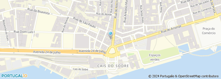 Mapa de Rua Nova do Carvalho