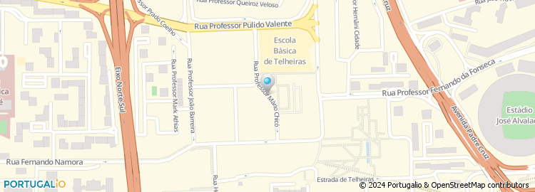 Mapa de Rua Professor Mário Chicó