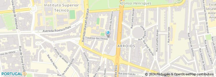 Mapa de Rua Quirino da Fonseca