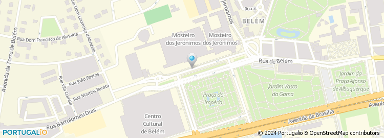 Mapa de Livraria Bertrand, Centro Cultural de Belém