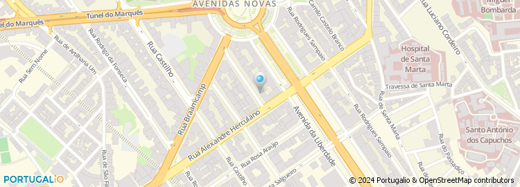 Mapa de Livraria Leya, Buchholz, Lisboa