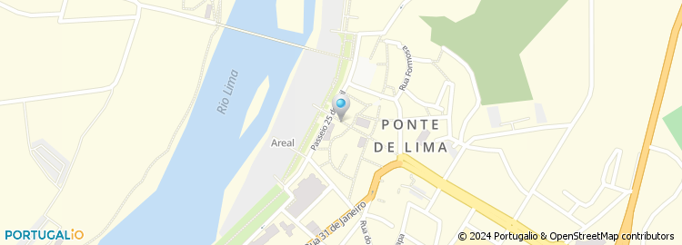 Mapa de Loja MEO Ponte de Lima - R. Cardeal Saraiva