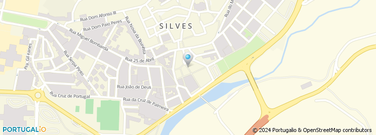 Mapa de Loja MEO Silves - R. Policarpo Dias