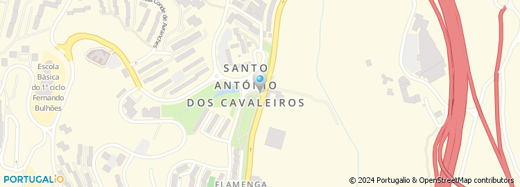 Mapa de Apartado 1001, Santo António Cavaleiros