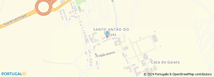 Mapa de Rua da Lomba