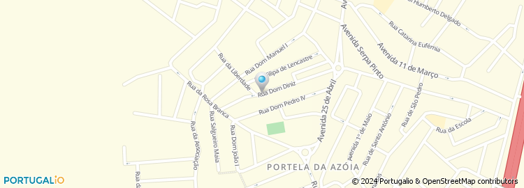 Mapa de Rua de Dom Dinis