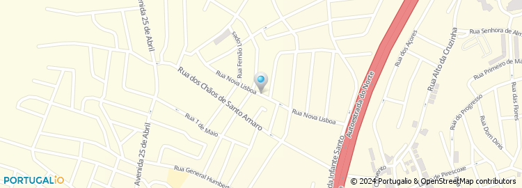 Mapa de Rua Nova Lisboa