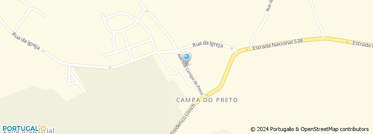 Mapa de Avenida Campa do Preto