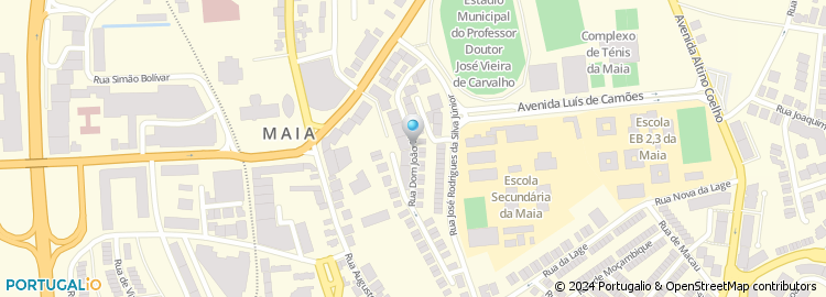 Mapa de Rua Dom João Iv