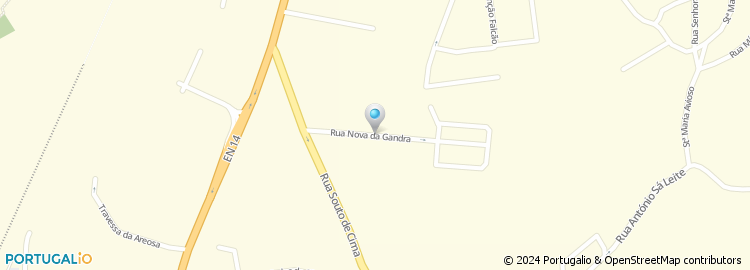 Mapa de Rua Nova da Gandra