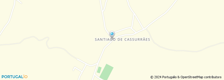 Mapa de Santiago de Cassurrães