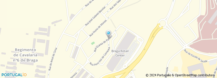 Mapa de Manuel Alves - Sapatarias, Braga Outlet