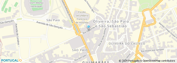 Mapa de Manuel Alves Kids - Sapatarias, Guimarães
