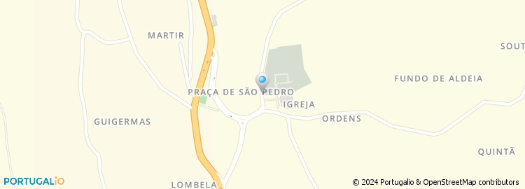 Mapa de Manuel Soares de Oliveira & Irmãos, Lda