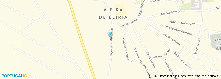 Mapa de Rua Joaquim Tomé Féteira