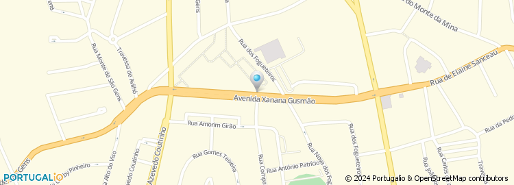Mapa de Avenida Xanana Gusmão