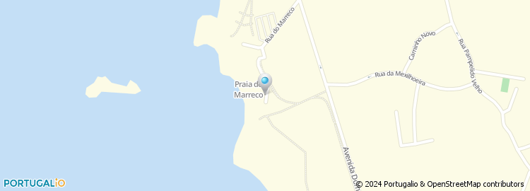 Mapa de Rua da Praia do Marreco