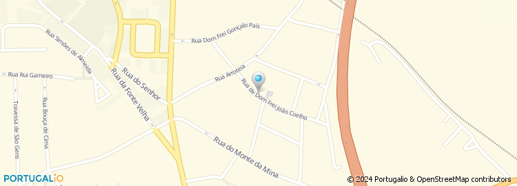 Mapa de Rua Dom Frei João Coelho
