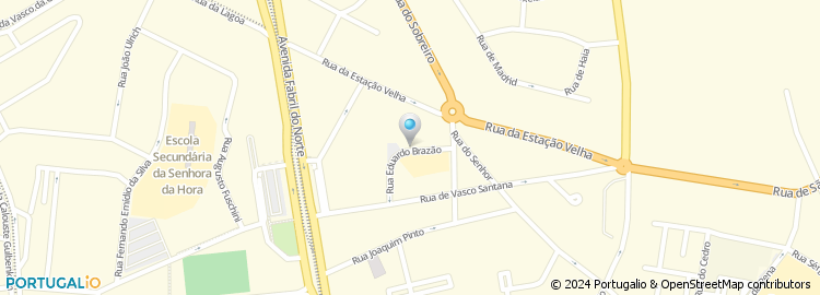 Mapa de Rua Eduardo Brazão