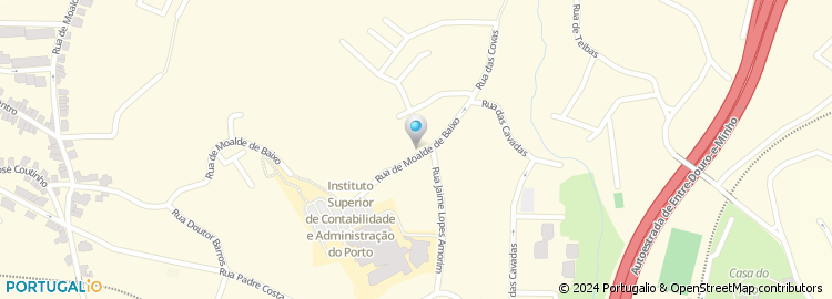Mapa de Rua Moalde de Baixo