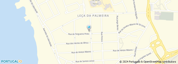 Mapa de Rua Nogueira Pinto