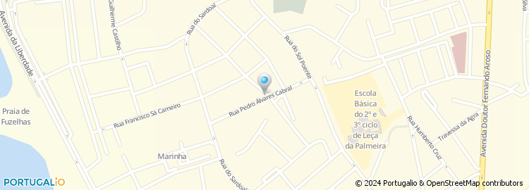 Mapa de Rua Pêro Escobar