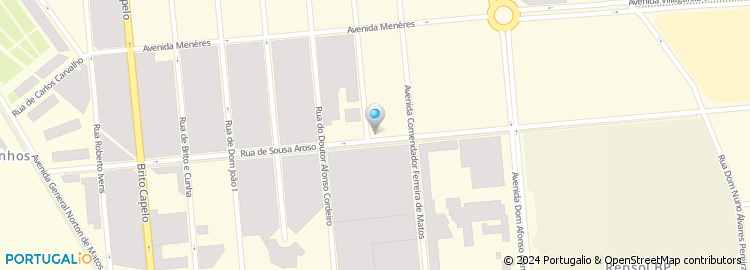 Mapa de Rua Sousa Aroso