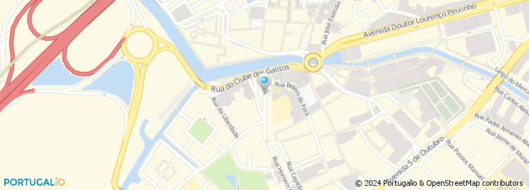 Mapa de McDonald`s Forum Aveiro
