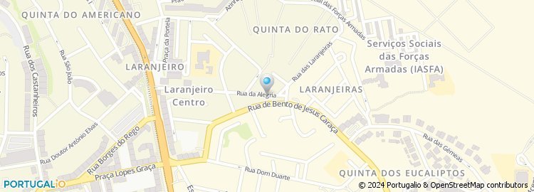 Mapa de Mendes & Ribeiro, Lda